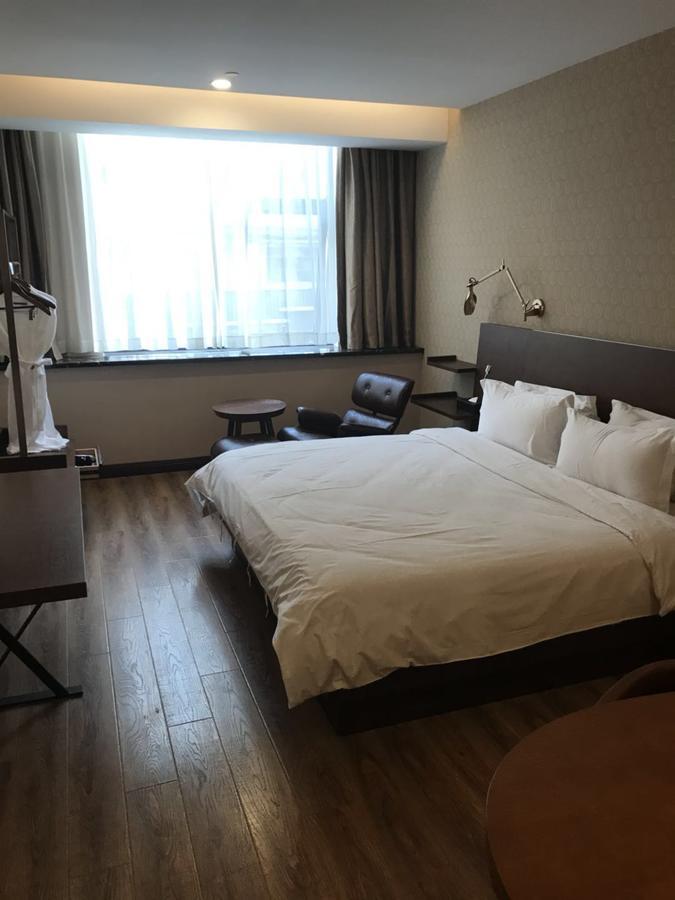 Manxin Hotel Shanghai Xujiahui Exterior foto